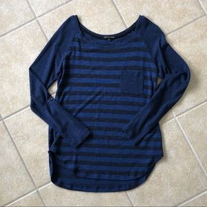Staccato size S navy striped knit tunic